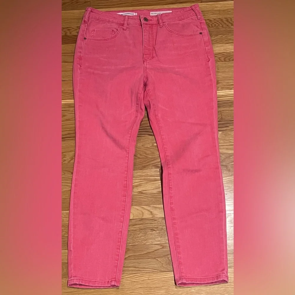 Pilcro and the Letterpress by Anthropologie High-Rise Skinny Ankle Jeans Size 32